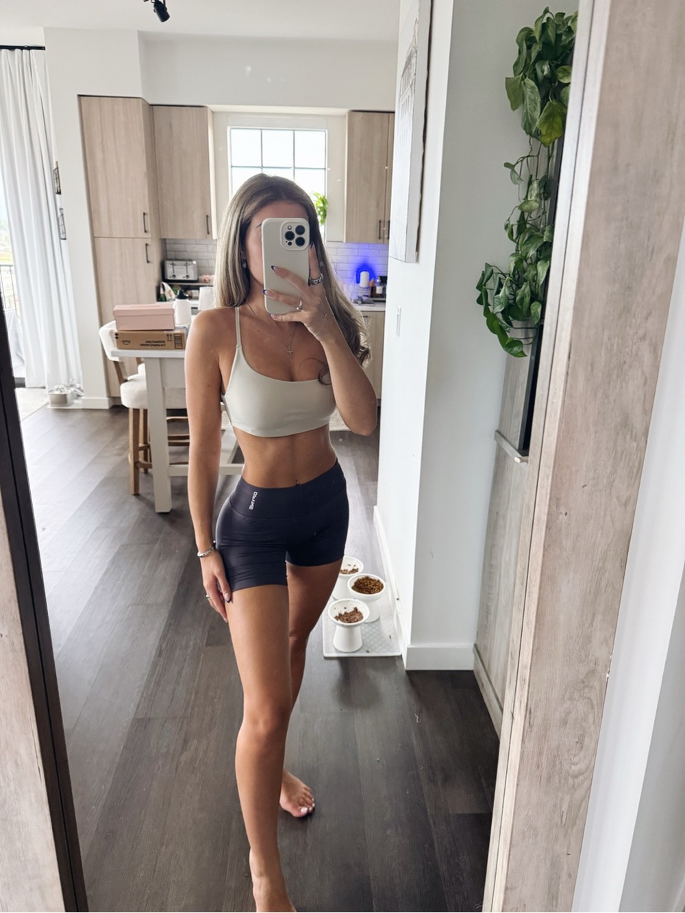 Dfyne Dark Grey High-Waist Shorts (Size Small)